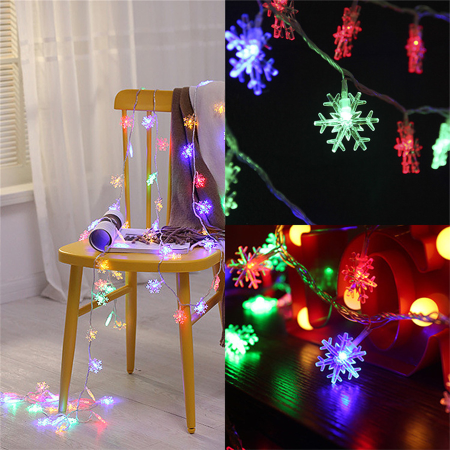10/20/40 LED Snowflake String  - Led Fairy String Lights recensie en prijs