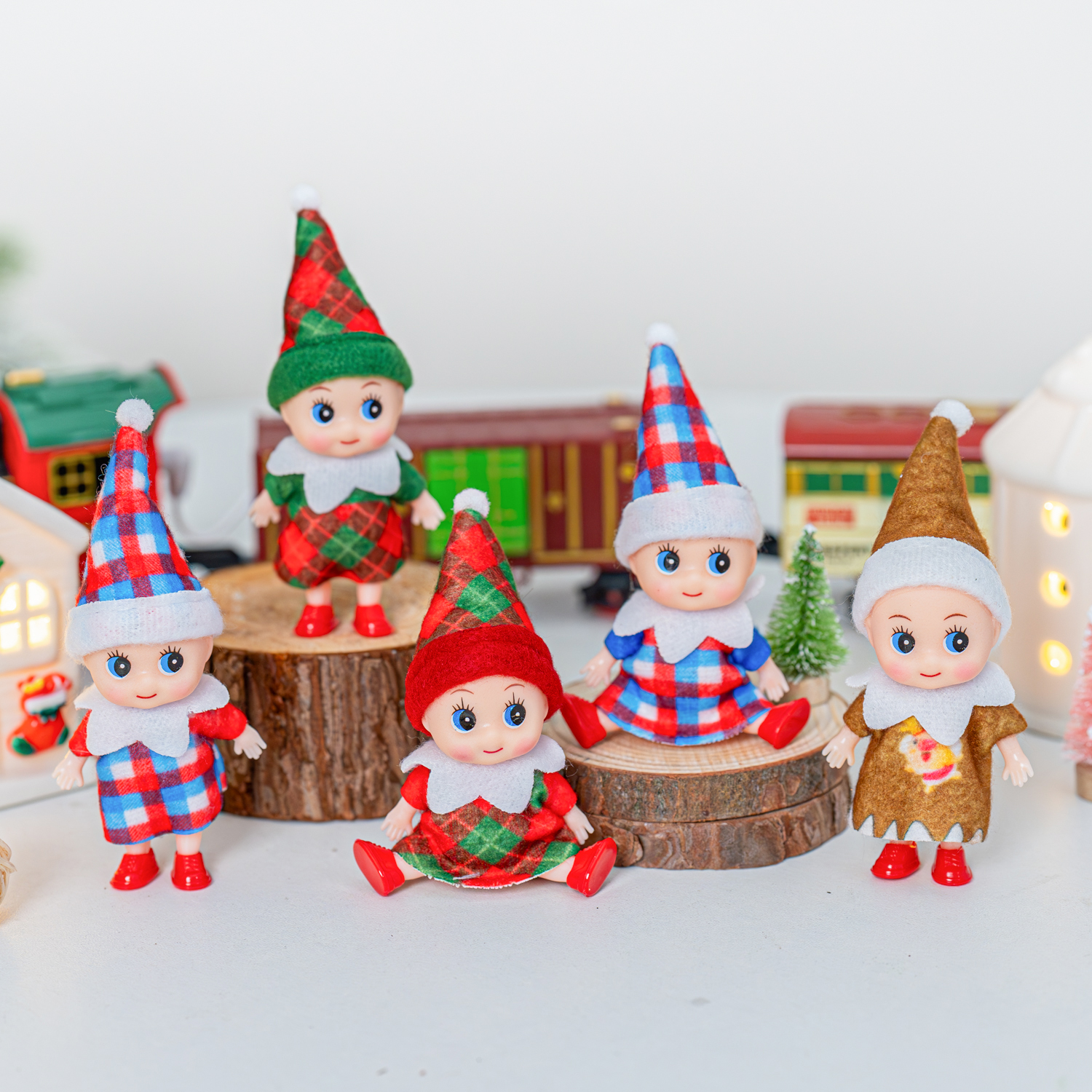 4/5/6 Pcs Mini Baby Elf Christ - Christmas Throw Blanket recensie en prijs