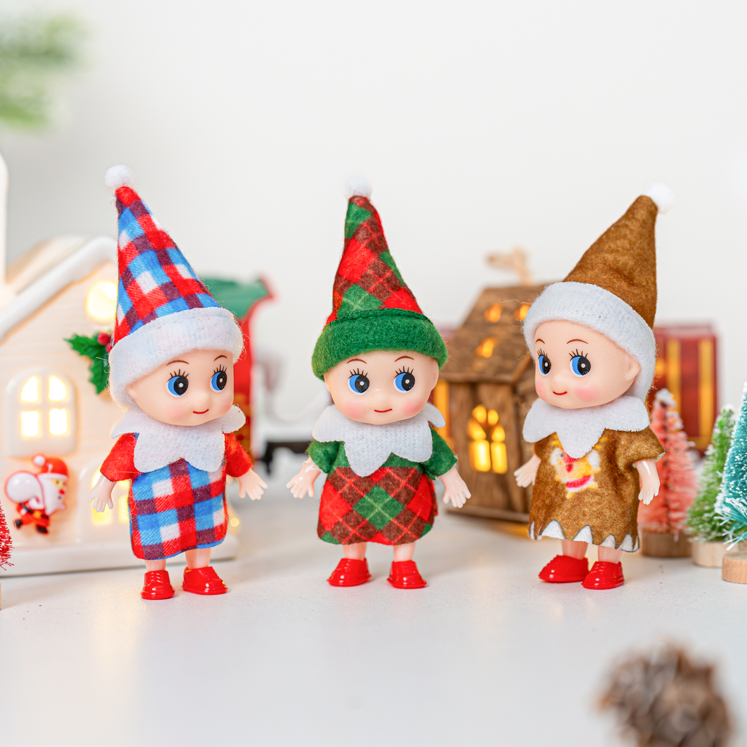 4/5/6 Pcs Mini Baby Elf Christ - Christmas Throw Blanket recensie en prijs