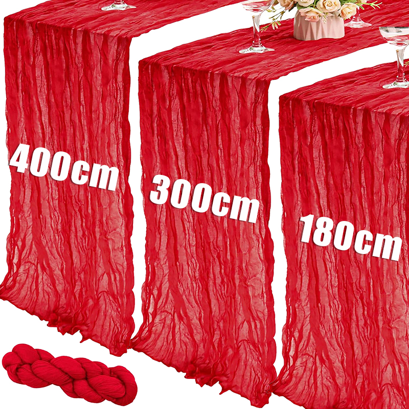 1.8/3/4M Long Red Table Runner - Christmas Table Runner recensie en prijs