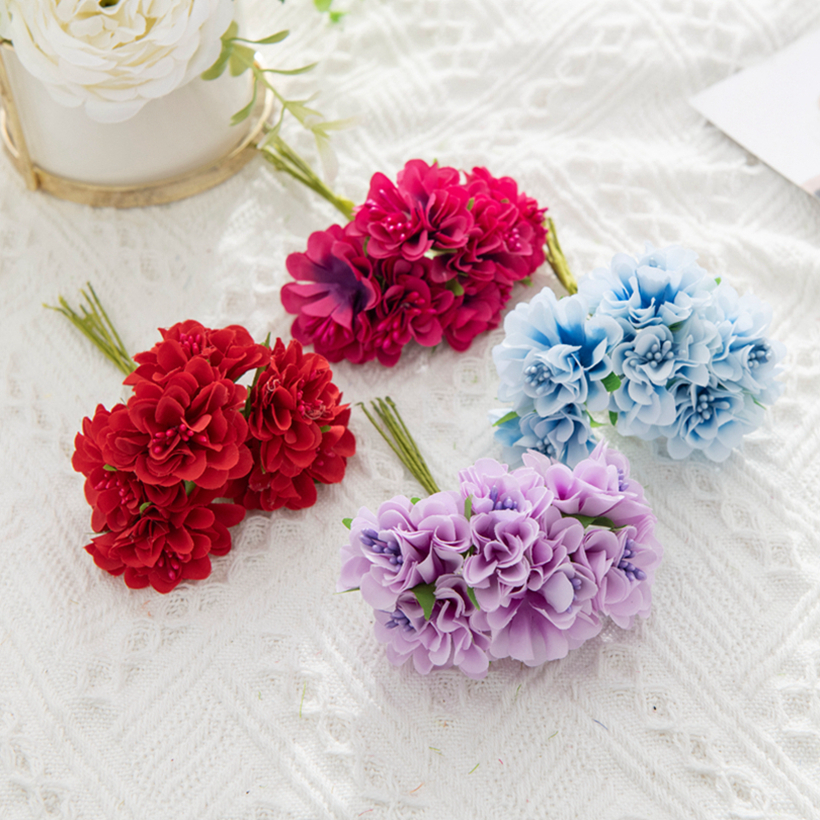 18Pcs Artificial Flowers Stame - Christmas Wreath Fake recensie en prijs