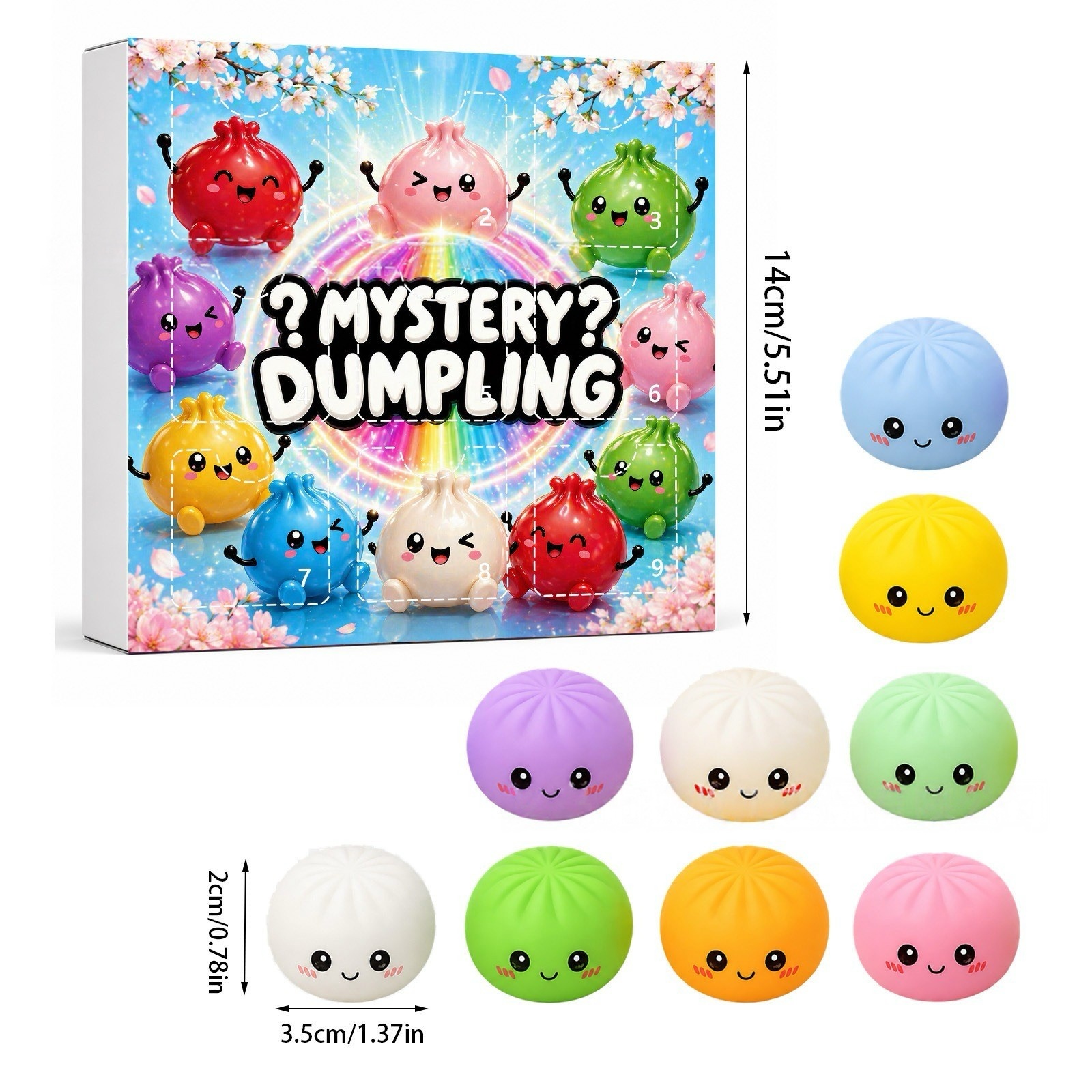 Kawaii Squishy Dumpling Advent - Advent Calendar Gift recensie en prijs