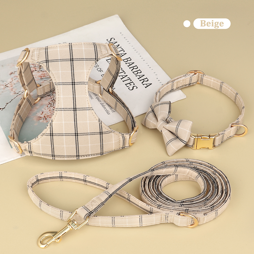 3pcs/set Dog Collar Harness le - Christmas Throw Blanket recensie en prijs