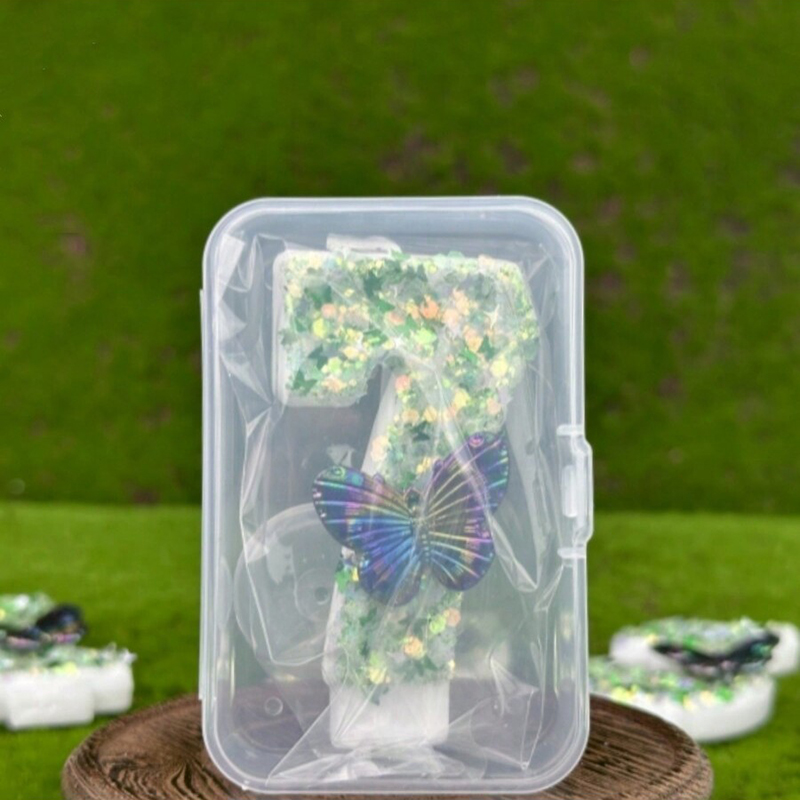 1Pc Green Sequins Number 0-9 B - Holiday Candle Set recensie en prijs