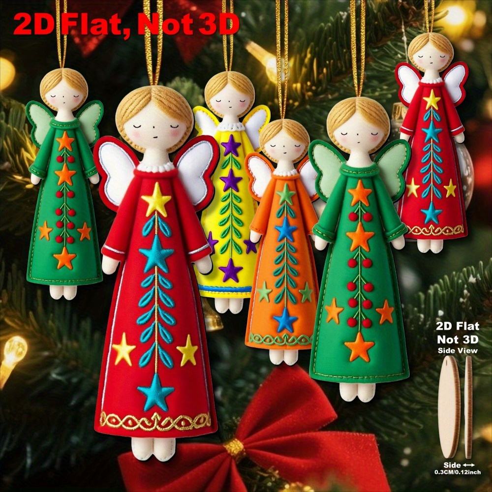 16Pcs Colorful Angel Ornaments - Star Tree Topper recensie en prijs