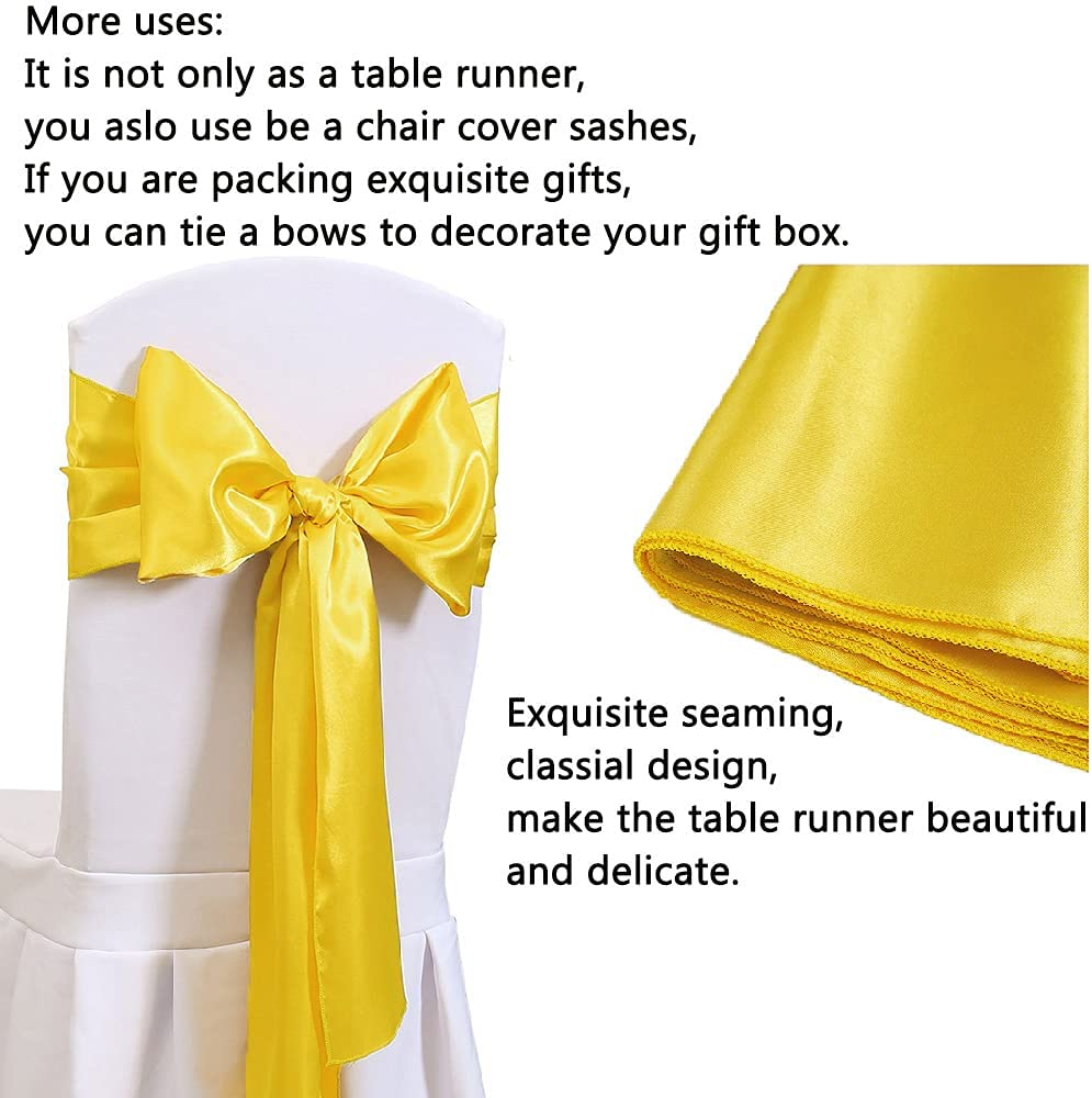 12x108 Inch Satin Wedding Tabl - Christmas Table Runner recensie en prijs