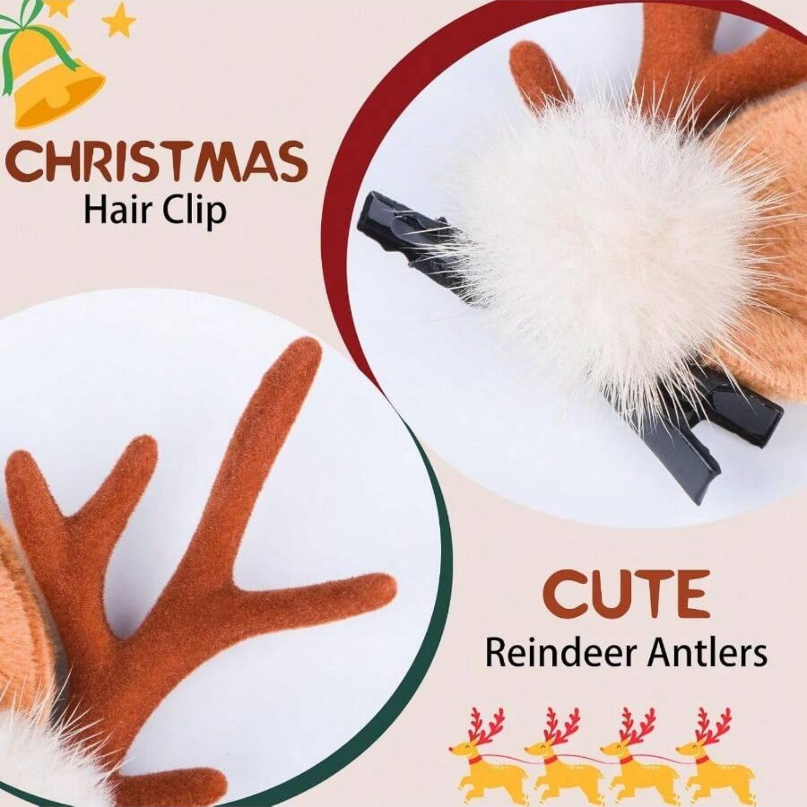 2pcs Christmas Reindeer Antler - Reindeer Antlers Headband recensie en prijs