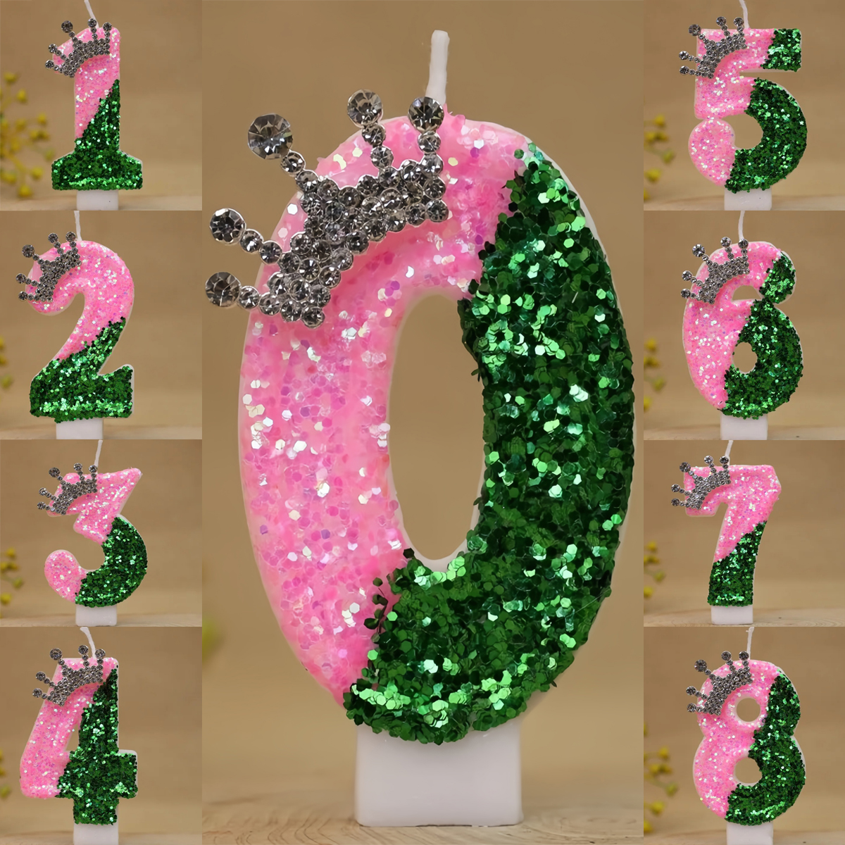 Sparkling Light Green Princess - Holiday Candle Set recensie en prijs