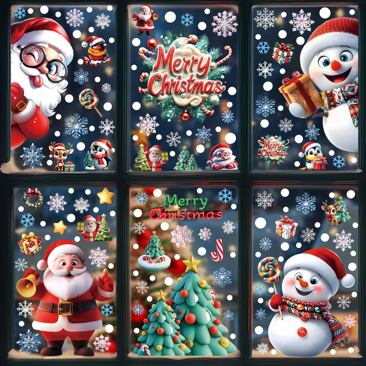 2025 Christmas Static Window C - Snowflake Window Decal recensie en prijs