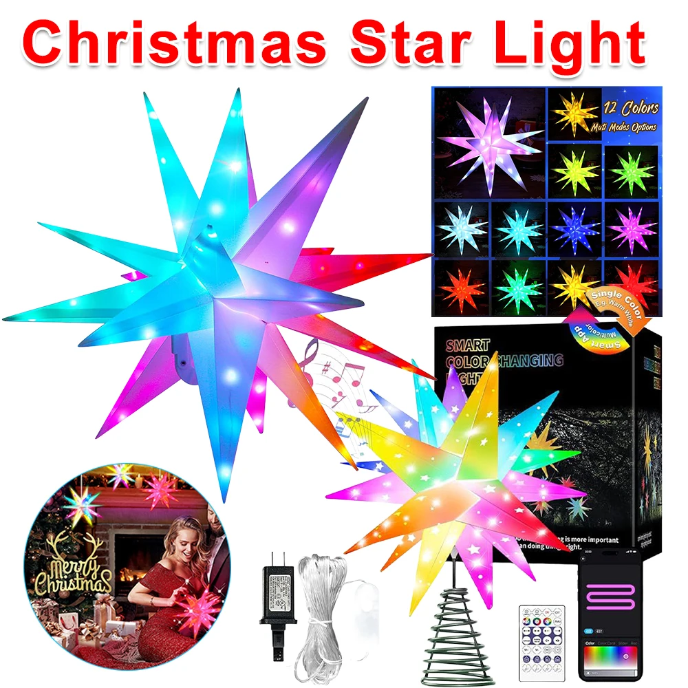 25/40/50/60CM Christmas Star L - Star Tree Topper recensie en prijs