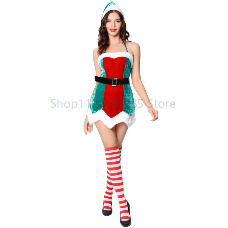 Christmas Women Sexy Green Elf - Elf Costume Christmas recensie en prijs