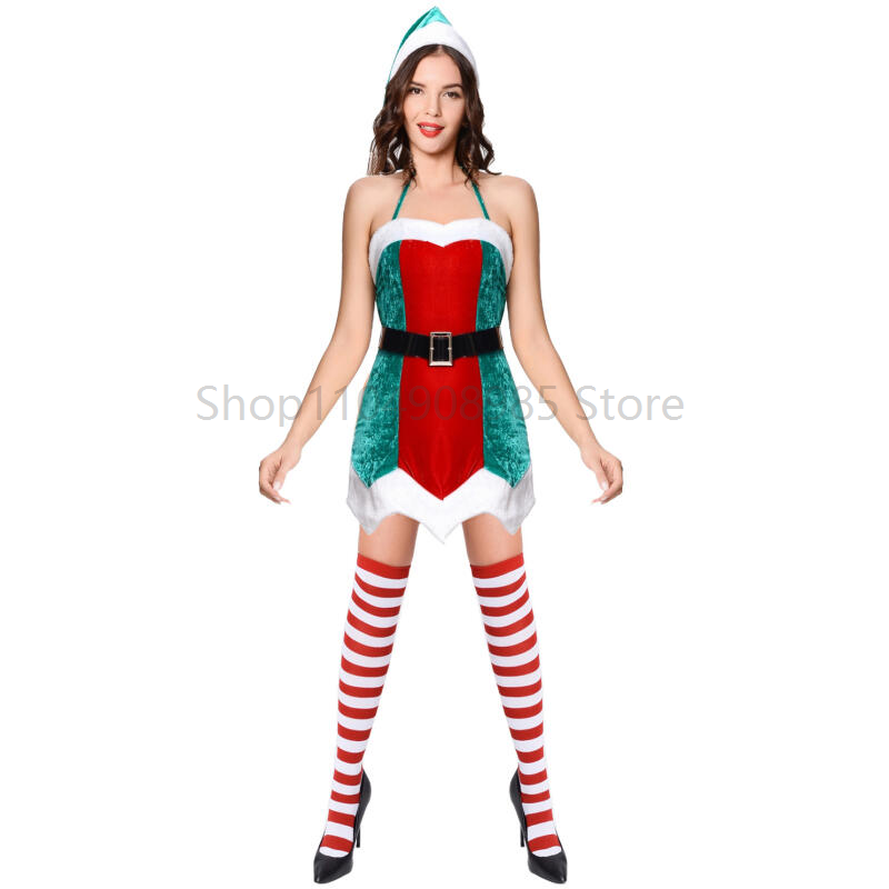 Christmas Women Sexy Green Elf - Elf Costume Christmas recensie en prijs