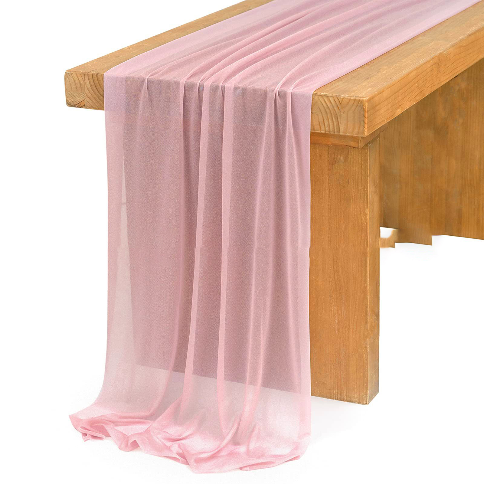 Beige Table Runner Chiffon Tab - Christmas Table Runner recensie en prijs