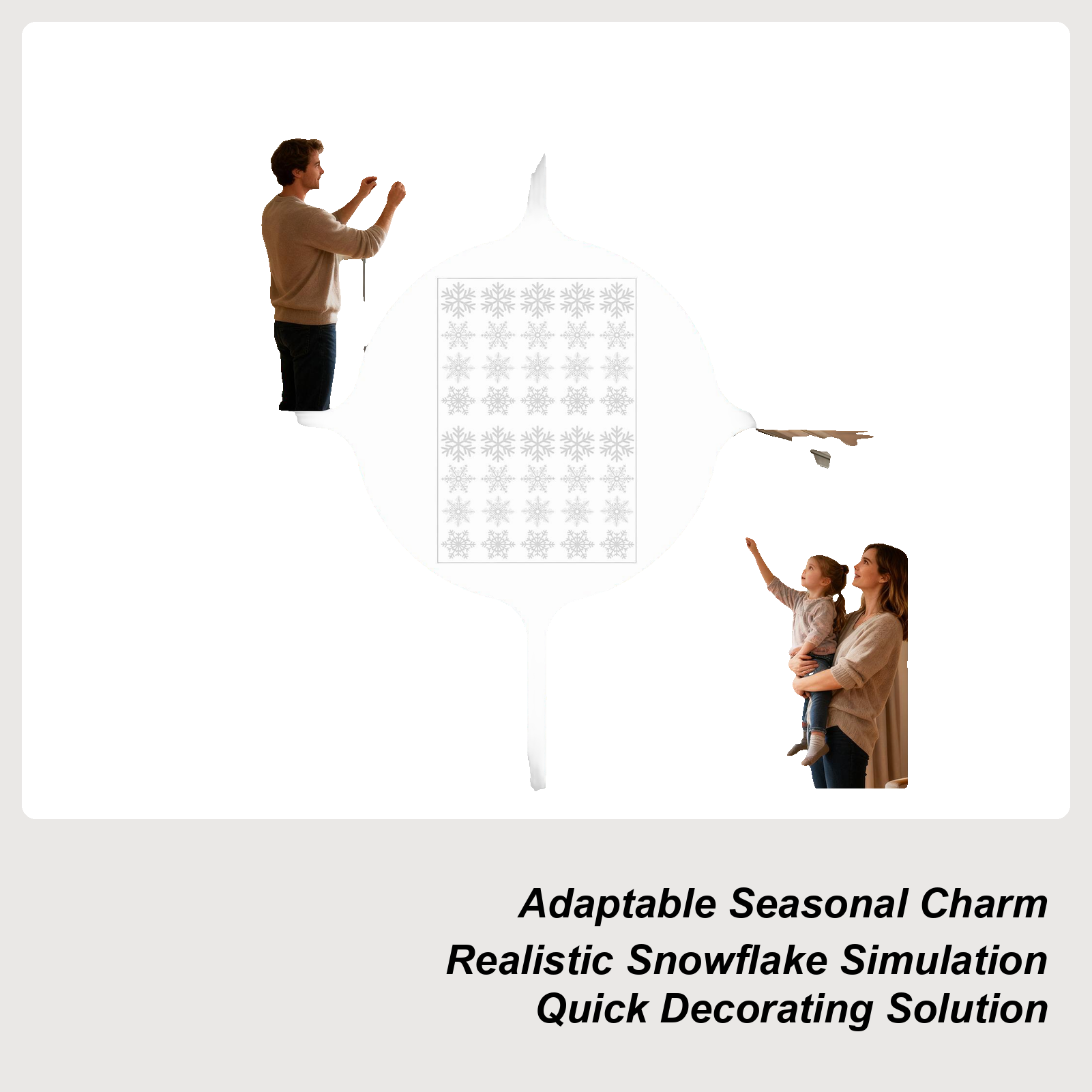 Snowflake Window Clings Christ - Snowflake Window Decal recensie en prijs