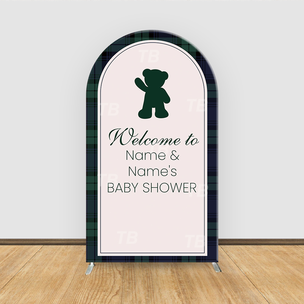 Teddy Bear Plaid Theme Arch Ba - Christmas Throw Blanket recensie en prijs