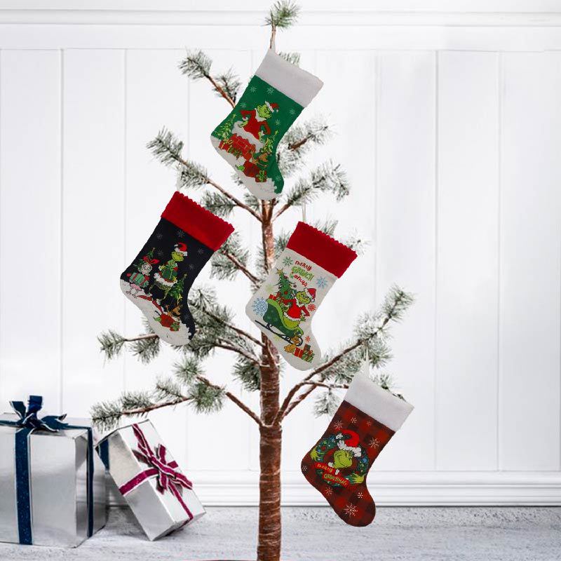 Christmas Stocking Grinch Sock - Christmas Stocking Hanging recensie en prijs