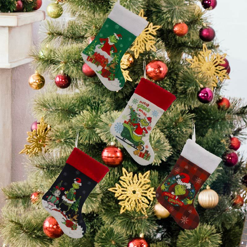 Christmas Stocking Grinch Sock - Christmas Stocking Hanging recensie en prijs