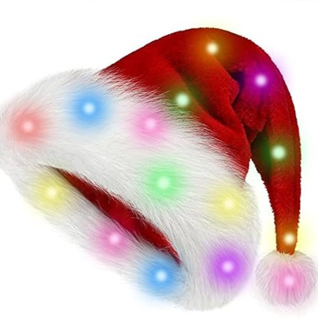 Christmas hat LED light plush  - Santa Hat Plush recensie en prijs