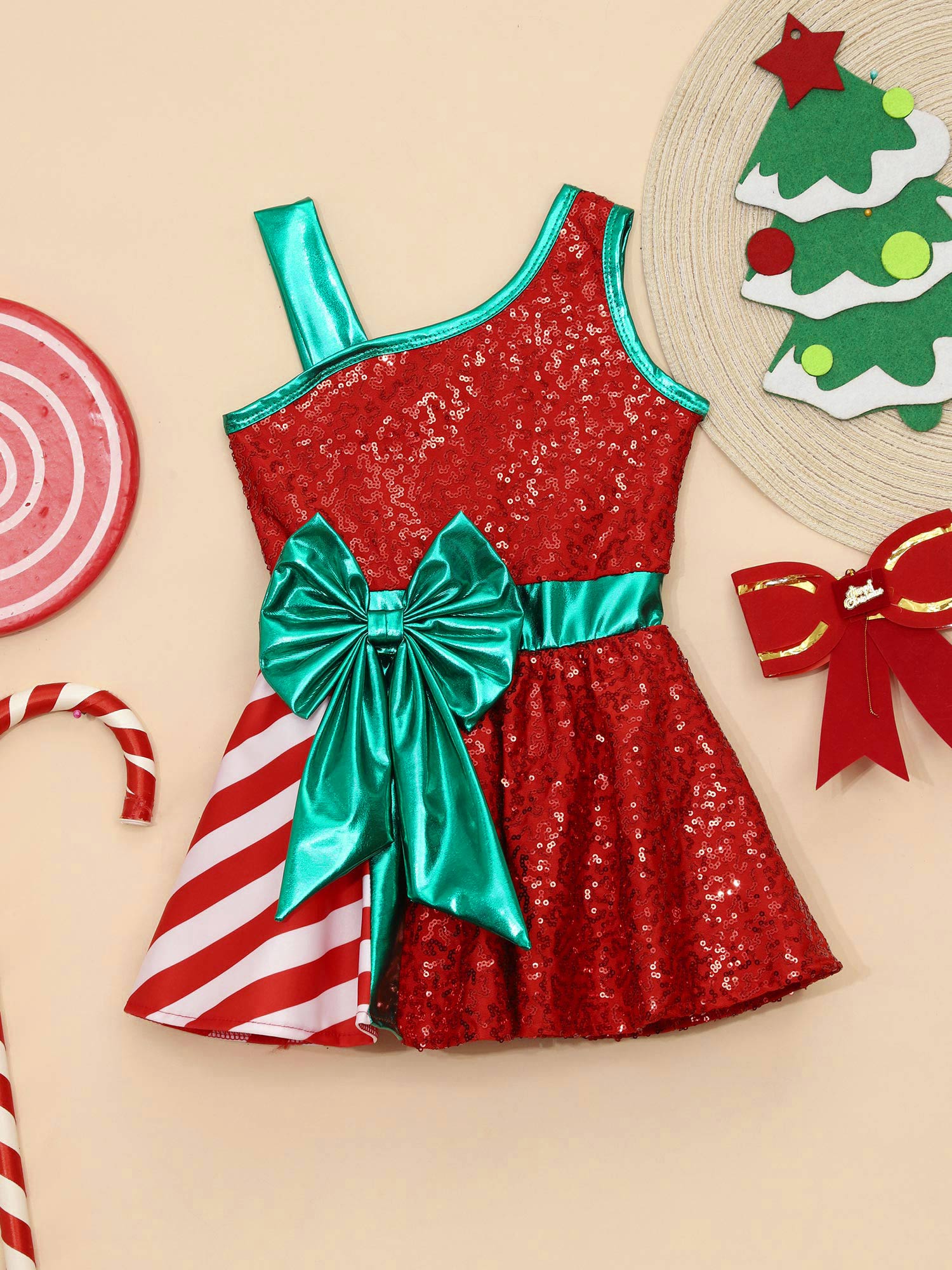 Kids Girls Christmas Party Dre - Elf Costume Christmas recensie en prijs