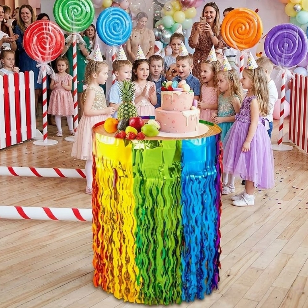 2Pack Rainbow Wavy Metallic Ti - Tinsel Garland Decoration recensie en prijs